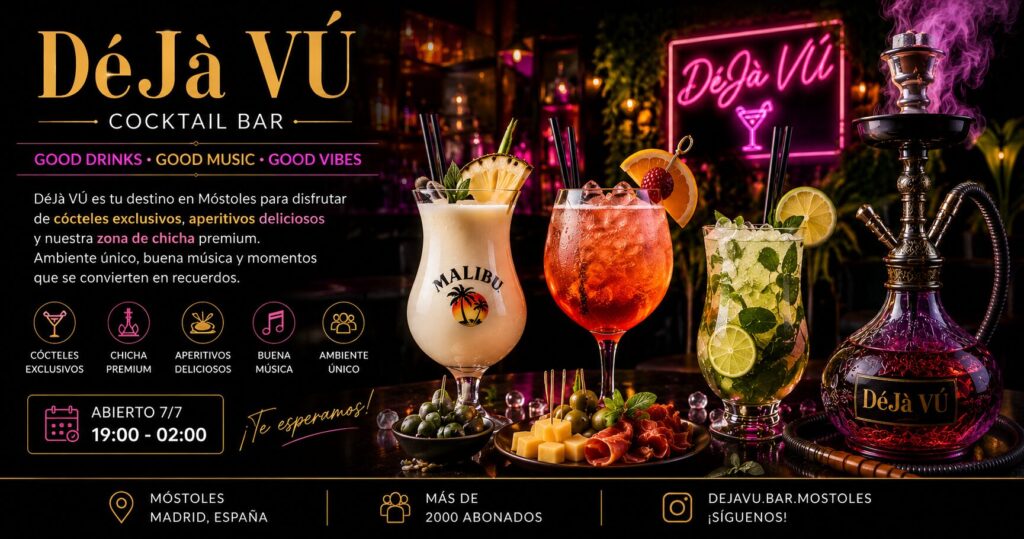 Bar cocktails en Mostoles